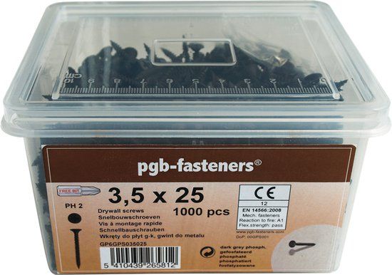 pgb-Europe PGB-FASTENERS Snelbouwschroef TK 3,50x45 fos/emmer 800