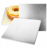 Decora, Grupa PSB Handel S.A. Zilveren Taartkarton Vierkant 25x25cm