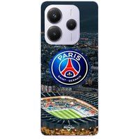 Maniacase Beschermhoes Xiaomi Redmi Note 14 5G psg logo stade nuit tour eiffel