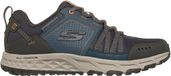 Skechers ESCAPE PLAN Heren Wandelschoenen - Donkerblauw / Oranje
