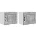 Armoire de cuisine Kalmar 2 pcs gris béton 50 x 31 x 40 cm