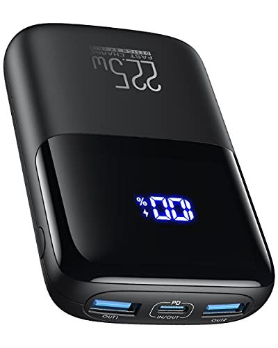 INIU Powerbank - 22.5W - 10000mAh - PD3.0 QC4.0 - Draagbare snellader - Zwart