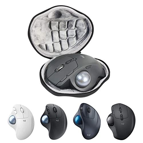 MotuTech Robuuste mini-tas voor Logitech MX Ergo / Ergo M575 / M570 - Draadloos - Schokbestendig - Krasbestendig