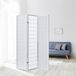Homestyle4u Paravent - 132x175 cm - Blanc - 3 panneaux - Shoji