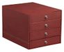 RHODIA 194573C - Ladenbox met 4 Laden Nacarat