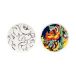 Marimekko Assiette Vildstjälk & Kraftmo Ø25 cm lot de 2 Blanc-noir-multi