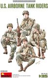 MiniArt Modelbouwpakket Militaire voertuigen - 53040 U.S. Airborne Tank Riders WWII - 4 Figuren Plastic - 1:35 - Modelbouw