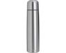 Merkloos RVS thermosfles - 1 liter - Zilver
