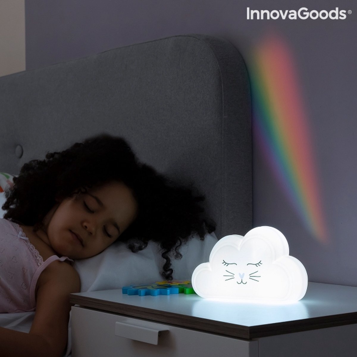 Innovagoods LAMP MET REGENBOOGPROJECTOR EN STICKERS CLAIBOW