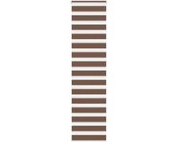 vidaXL Zebra rolgordijn 55x230 cm stofbreedte 50,9 cm polyester bruin
