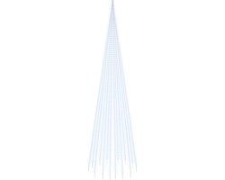 vidaXL Vlaggenmast Kerstboom 800 cm Koudwit 1134 LED's