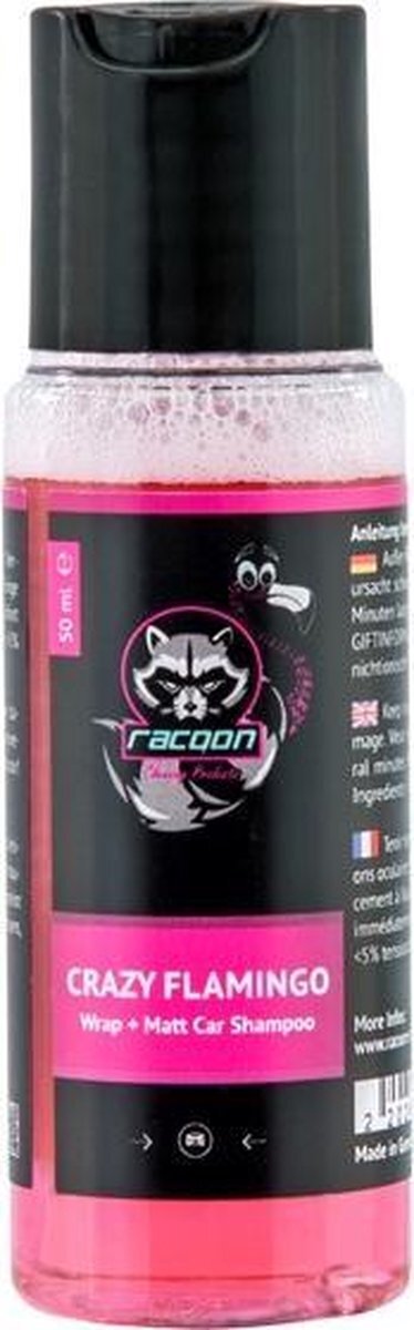 Racoon CRAZY FLAMINGO Wrap + Matt Car Shampoo - 50ml