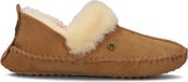 Warmbat Barrine Suede Dames Pantoffels - Cognac