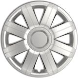 Autostyle Wieldoppen Sportive 15 Inch Abs Zilver Set Van 4
