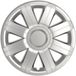 Autostyle Wieldoppen Sportive 15 Inch Abs Zilver Set Van 4