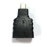 HDMI-adapter (vrouwelijk naar mannelijk) in elegant zwart