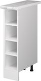 Vicco R-Line Open kast – 20 cm met open vakken, met werkblad Wit