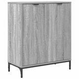 vidaXL Dressoir Grijs Sonoma 69,5 x 33 x 82 cm Bewerkt Hout