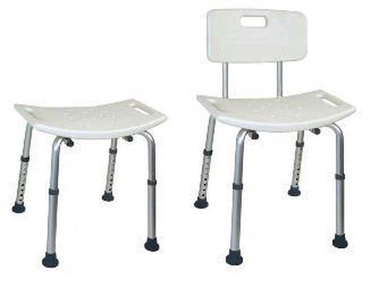 Drive Douchestoel Duro KD Plus - Hoogte Verstelbaar - Wit