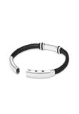 Police Highbridge Armband Zwart Leer