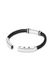 Police Highbridge Armband Zwart Leer