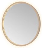 Hotbath &More Mirrors Round LED Badkamerspiegel - Rond - 60 cm - Geborsteld Koper Pvd