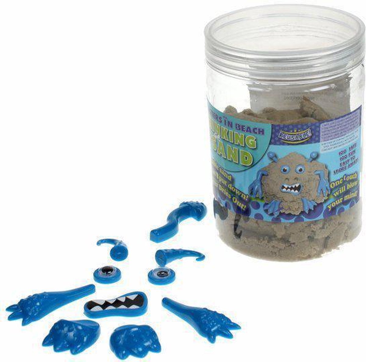 Play Sand 400 Gram inclusief monstervormpjes