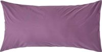 Homescapes Kussensloop 50x90 cm – Paars – 100% Egyptisch Perkal Katoen – 200 TC