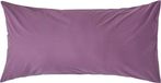 Homescapes Kussensloop 50x90 cm – Paars – 100% Egyptisch Perkal Katoen – 200 TC