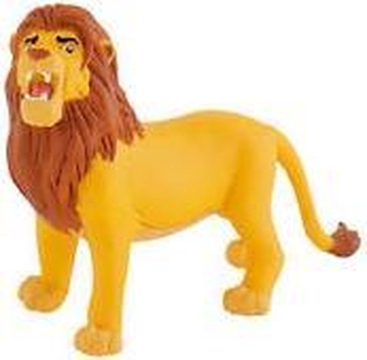 Disney 12253 - speelfiguur, Walt Disney Koning van de leeuwen - Simba, ca. 8 cm, ideaal als taartfiguur, detailgetrouw en PVC-vrij, leuk cadeau voor kinderen om fantasierijk te spelen