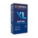 Control Nature XL préservatifs, boîte de 12 préservatifs, plus grande taille, confort supérieur, lubrification, sexe sûr. Profitez de préservatifs à la coupe parfaite pour une relation sûre.