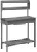 vidaXL Oppottafel met spoelbak 147,5x44x139,5 cm vurenhout grijs