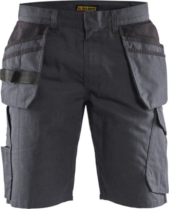 Blåkläder Service short met spijkerzakken 1494-1330 - Medium Grijs/Zwart - C48