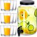 vilde Drankdispenser met Kraan met Glazen 3,2 l / 200 ml 13 delig