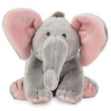 Schaffer Knuddel mich! Sugarbaby 5192 pluche dier olifant roze maat M 19 cm