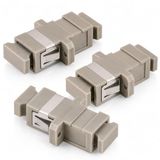 1aTTack.de 3x glasvezel keystone-connectoren OM1 of OM2 (UPC of PC) SC-simplex female naar SC-simplex female multimode beige