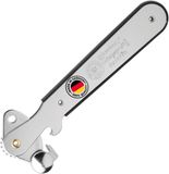 Westmark Lever blikopener, met flesopener, lengte: 16,2 cm, staal, Columbus, zilver, 1025227N