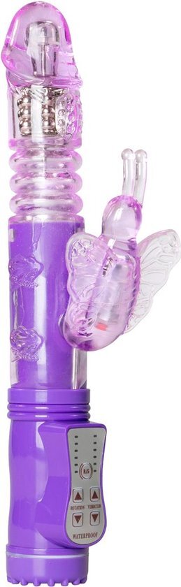 Easytoys Vibe Collection Stotende Butterfly Vibrator - Paars