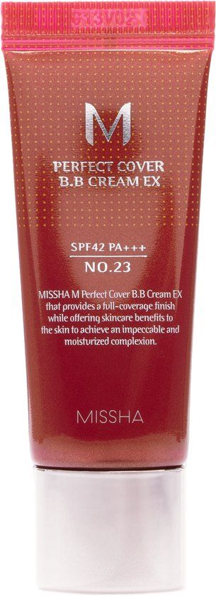 Missha Perfect Cover BB Cream SPF 42 PA+++ | NO.23 - Natural Beige | BB cream 20ml