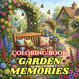Comfort & Calm Coloring Garden Memories