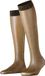 FALKE Glitter gedessineerd materiaal transparent 30 DEN kniekousen dames zwart - maat 35-38