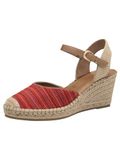 Tamaris - Dames - Sandalen met hak - Rood - Maat 39