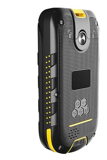 HAMMER H HAMMER BOW LTE mobiele telefoon 6,1 cm (2.4") Zwart, Geel Robuuste telefoon