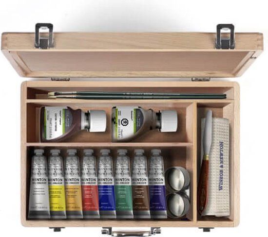 Winsor & Newton Winton Olie Houtset, 8 x 37 ml