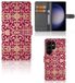 B2Ctelecom Wallet Case Samsung Galaxy S23 Ultra Barok Pink