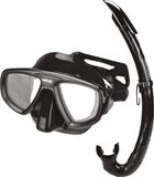 Seac Set Extreme snorkelset transparant silicone zwart