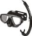 Seac Set Extreme snorkelset transparant silicone zwart