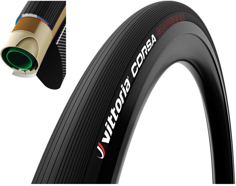 Vittoria Corsa Control buisband, volledig zwart, 700 x 25c