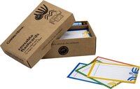 Correctbook Flashcards - 75x110mm - Lined - Assorted - Pack of 144