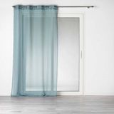 DOUCEUR D'INTERIEUR Kant-en-klare gordijn voor de woonkamer HAVANA, met ringen, 140 x 240 cm, blauw